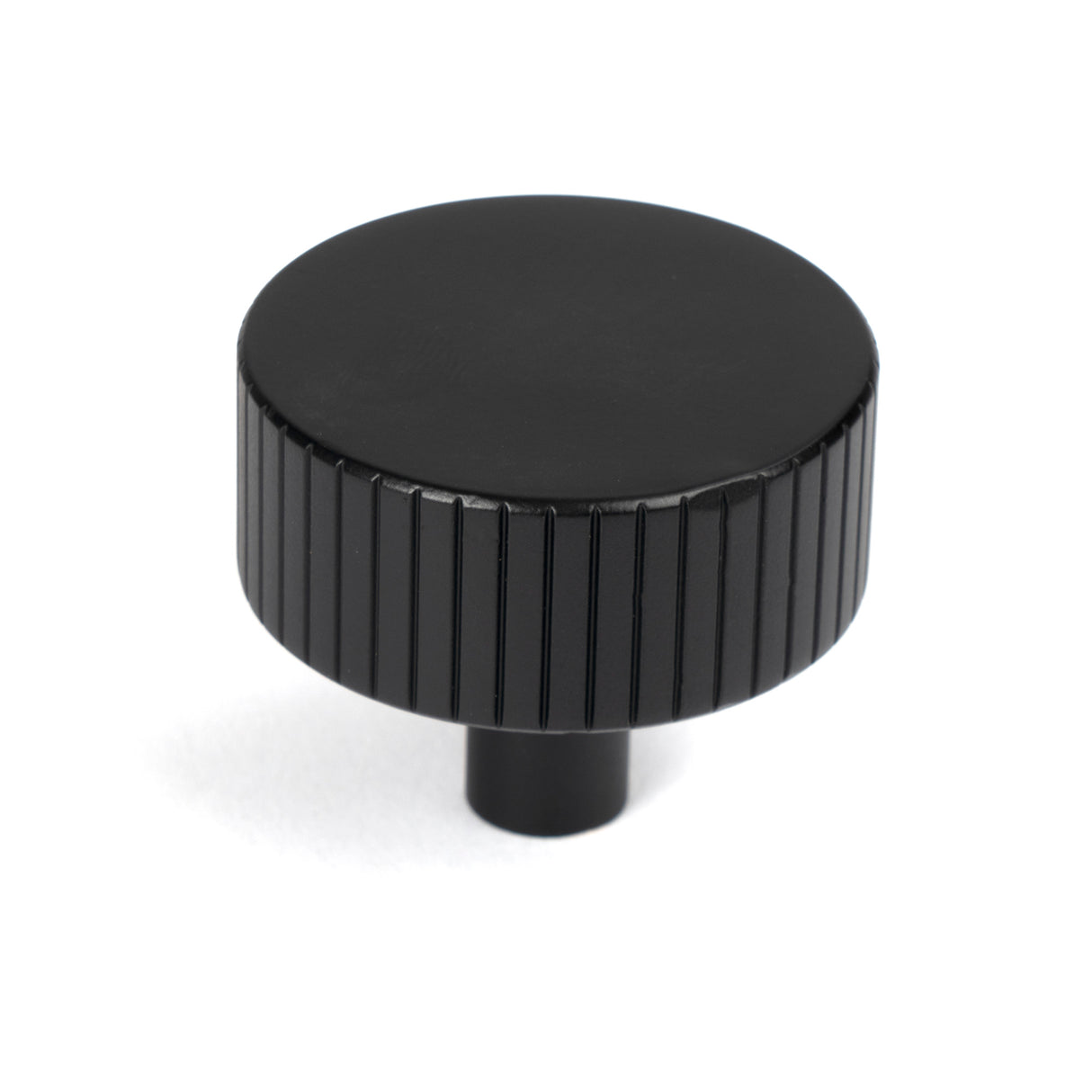 From The Anvil - Matt Black Judd Cabinet Knob - 38mm (No rose) | Sku. 50431 | Trade Door Handles.