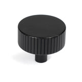 From The Anvil - Matt Black Judd Cabinet Knob - 38mm (No rose) | Sku. 50431 | Trade Door Handles.