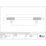 From The Anvil - Matt Black Judd Pull Handle - Medium | Sku. 50434 | Trade Door Handles.