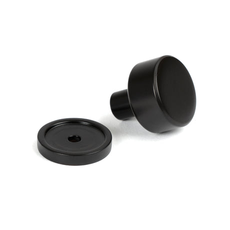 From The Anvil - Aged Bronze Kelso Cabinet Knob - 25mm (Plain) | Sku. 50436 | Trade Door Handles.