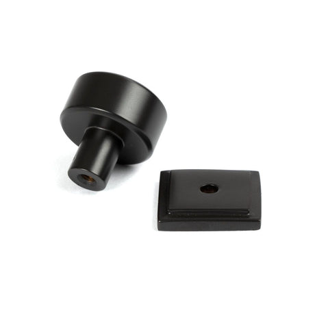 From The Anvil - Aged Bronze Kelso Cabinet Knob - 25mm (Square) | Sku. 50438 | Trade Door Handles.