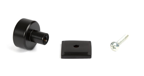 From The Anvil - Aged Bronze Kelso Cabinet Knob - 25mm (Square) | Sku. 50438 | Trade Door Handles.