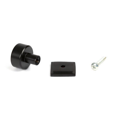 From The Anvil - Aged Bronze Kelso Cabinet Knob - 25mm (Square) | Sku. 50438 | Trade Door Handles.