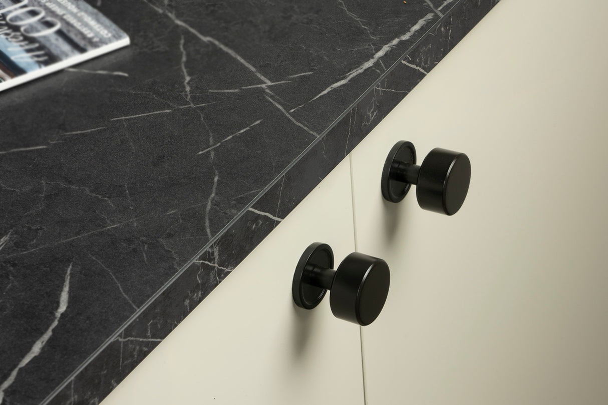 From The Anvil - Aged Bronze Kelso Cabinet Knob - 32mm (Plain) | Sku. 50439 | Trade Door Handles.