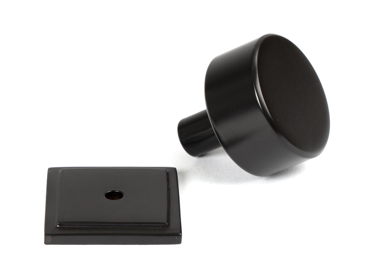 From The Anvil - Aged Bronze Kelso Cabinet Knob - 32mm (Square) | Sku. 50441 | Trade Door Handles.