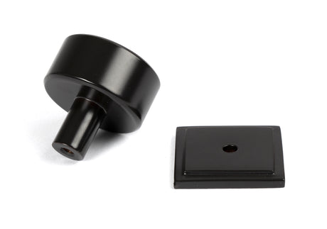 From The Anvil - Aged Bronze Kelso Cabinet Knob - 32mm (Square) | Sku. 50441 | Trade Door Handles.