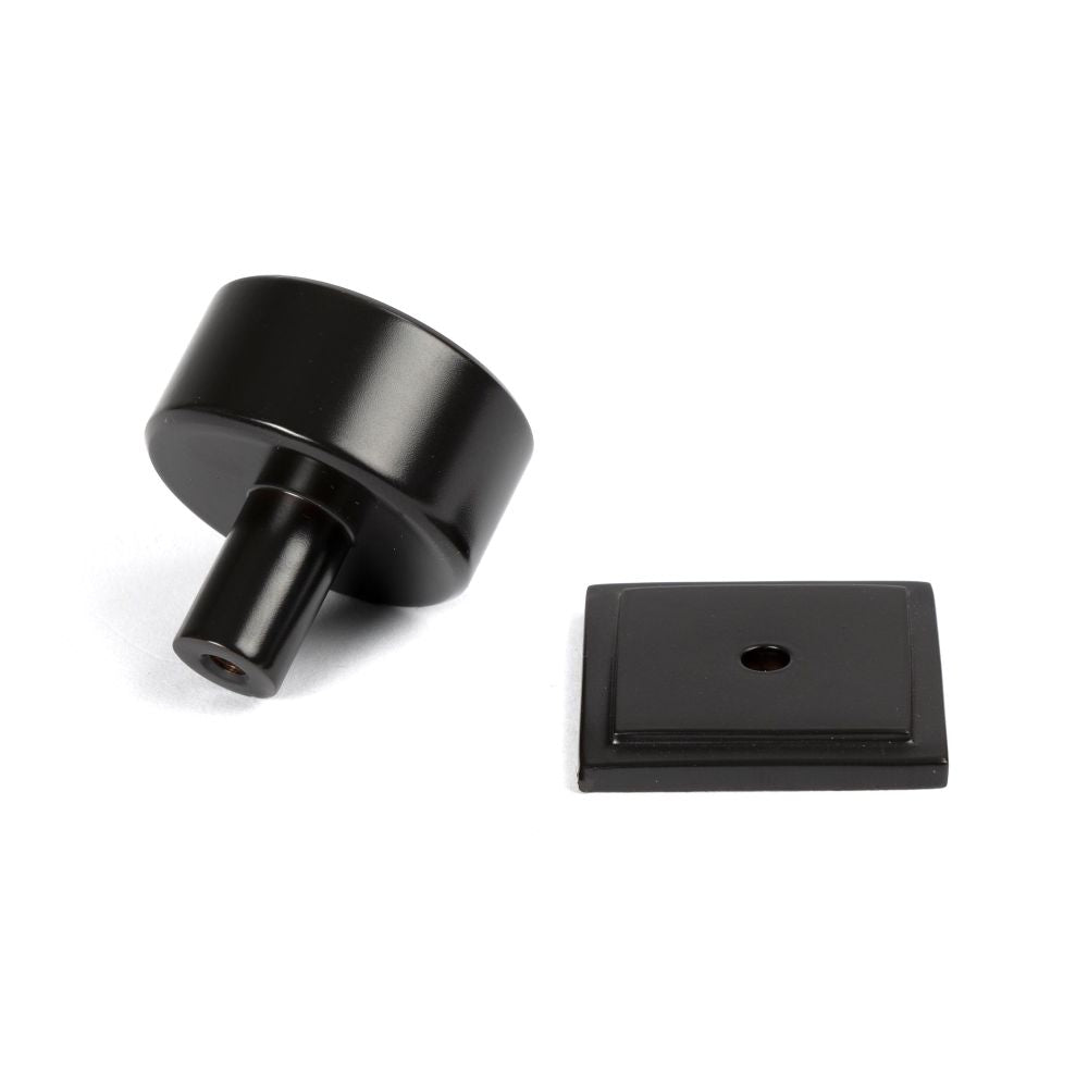 From The Anvil - Aged Bronze Kelso Cabinet Knob - 32mm (Square) | Sku. 50441 | Trade Door Handles.