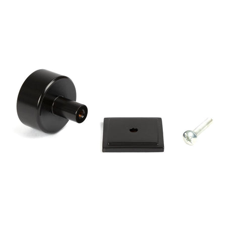 From The Anvil - Aged Bronze Kelso Cabinet Knob - 32mm (Square) | Sku. 50441 | Trade Door Handles.