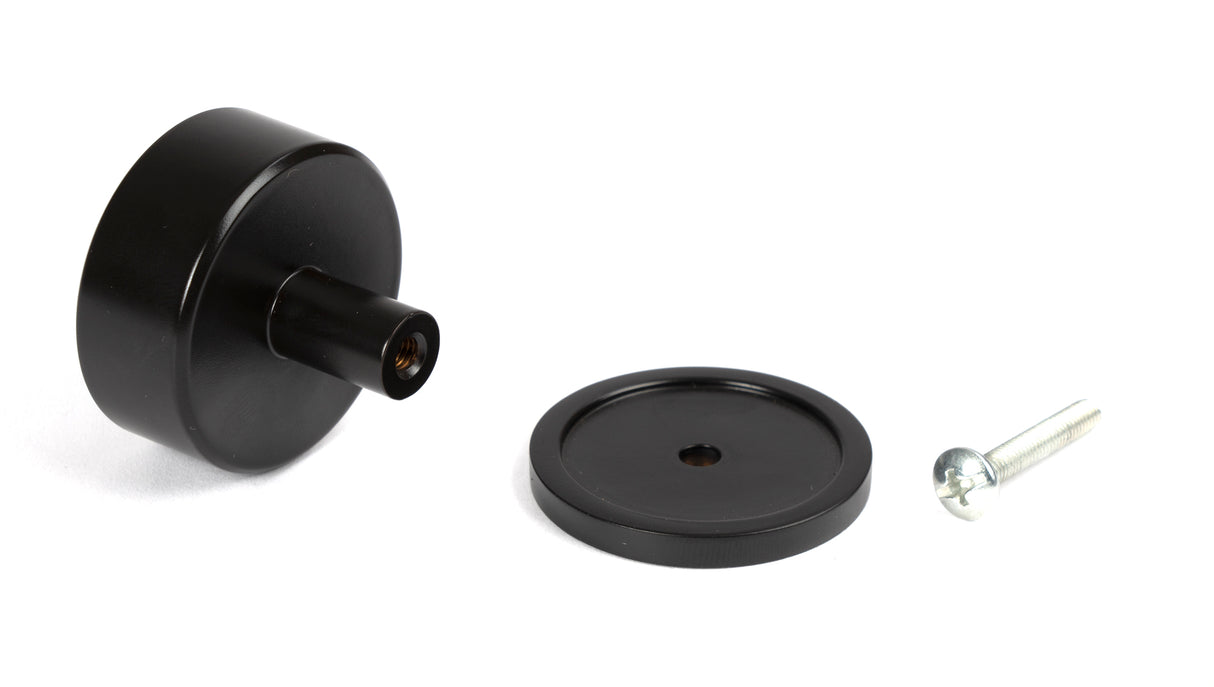 From The Anvil - Aged Bronze Kelso Cabinet Knob - 38mm (Plain) | Sku. 50442 | Trade Door Handles.