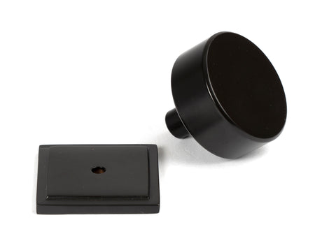 From The Anvil - Aged Bronze Kelso Cabinet Knob - 38mm (Square) | Sku. 50444 | Trade Door Handles.