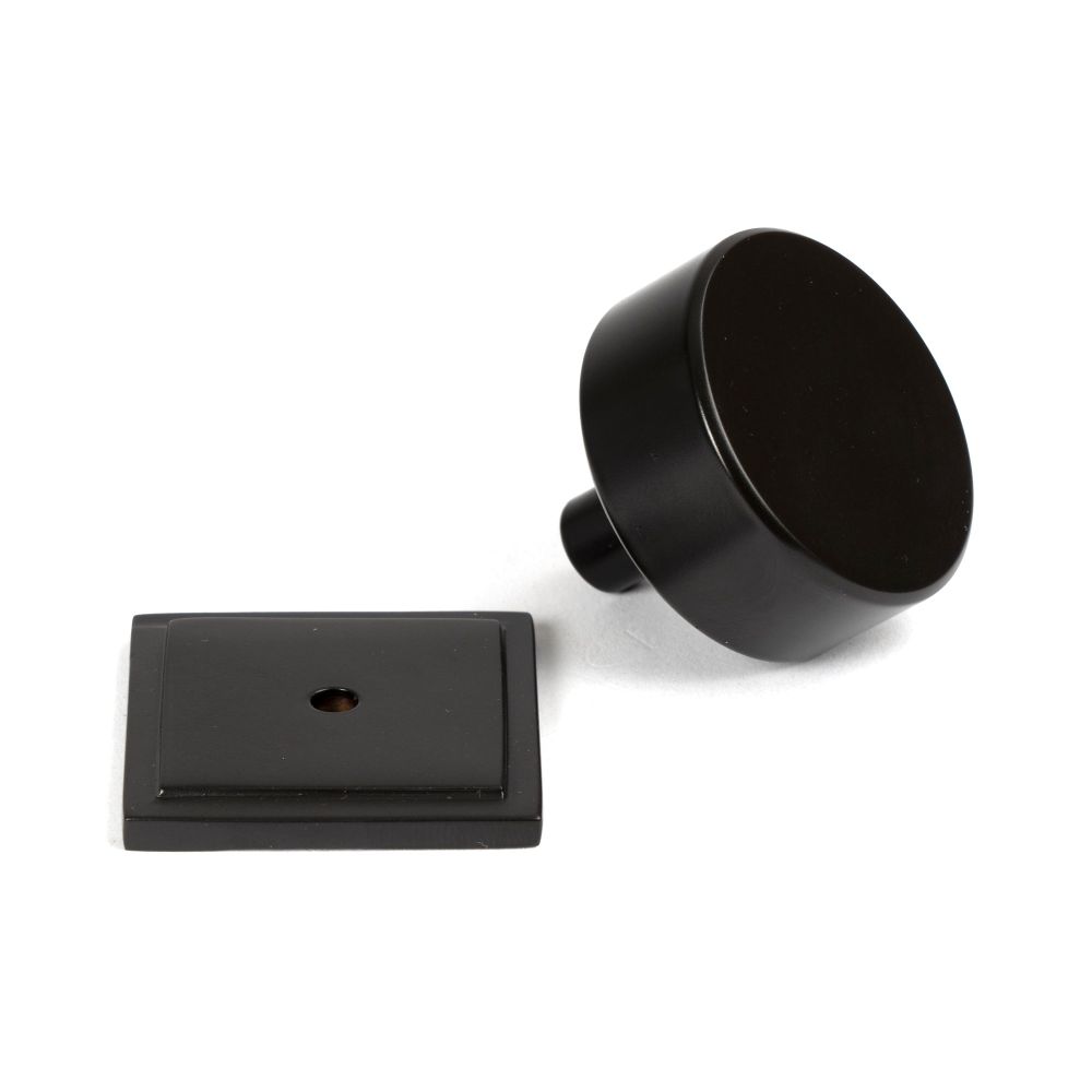 From The Anvil - Aged Bronze Kelso Cabinet Knob - 38mm (Square) | Sku. 50444 | Trade Door Handles.