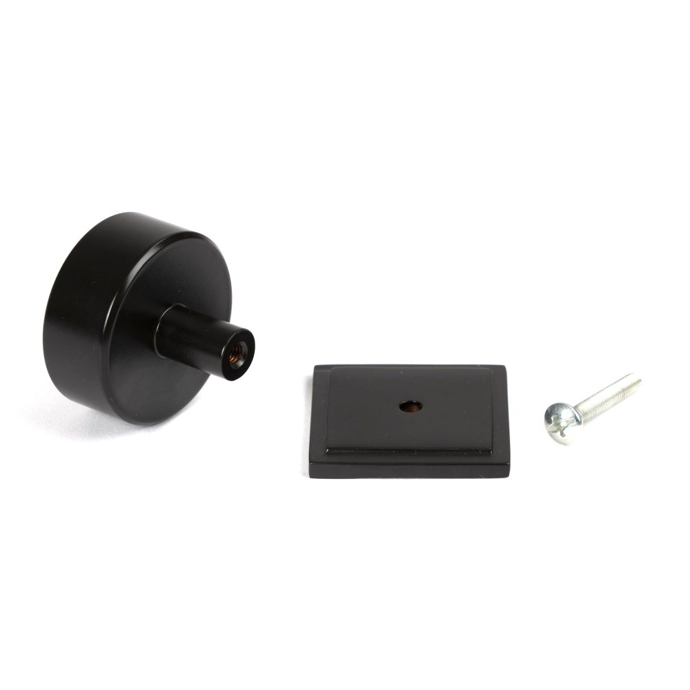 From The Anvil - Aged Bronze Kelso Cabinet Knob - 38mm (Square) | Sku. 50444 | Trade Door Handles.