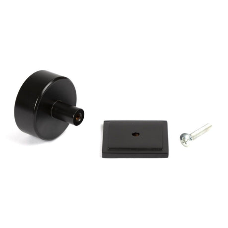 From The Anvil - Aged Bronze Kelso Cabinet Knob - 38mm (Square) | Sku. 50444 | Trade Door Handles.