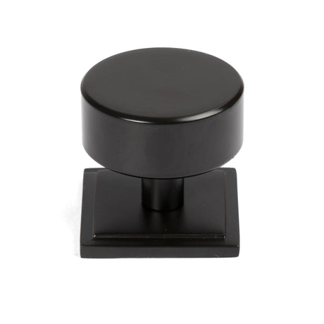 From The Anvil - Aged Bronze Kelso Cabinet Knob - 38mm (Square) | Sku. 50444 | Trade Door Handles.