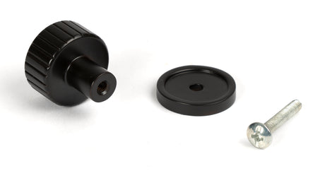 From The Anvil - Aged Bronze Judd Cabinet Knob - 25mm (Plain) | Sku. 50448 | Trade Door Handles.