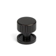 From The Anvil - Aged Bronze Judd Cabinet Knob - 25mm (Plain) | Sku. 50448 | Trade Door Handles.