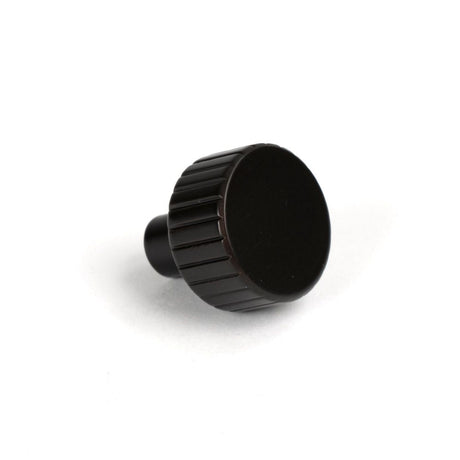 From The Anvil - Aged Bronze Judd Cabinet Knob - 25mm (No rose) | Sku. 50449 | Trade Door Handles.