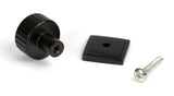 From The Anvil - Aged Bronze Judd Cabinet Knob - 25mm (Square) | Sku. 50450 | Trade Door Handles.