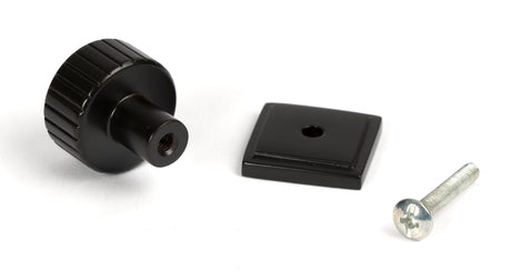 From The Anvil - Aged Bronze Judd Cabinet Knob - 25mm (Square) | Sku. 50450 | Trade Door Handles.