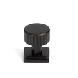 From The Anvil - Aged Bronze Judd Cabinet Knob - 25mm (Square) | Sku. 50450 | Trade Door Handles.