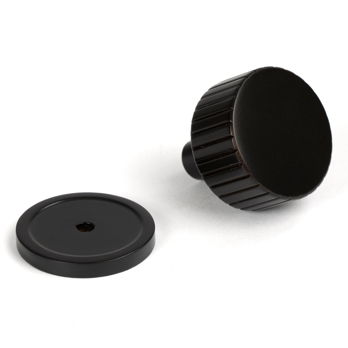 From The Anvil - Aged Bronze Judd Cabinet Knob - 32mm (Plain) | Sku. 50451 | Trade Door Handles.