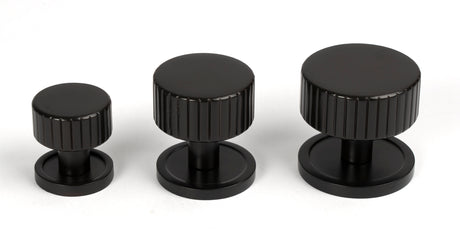 From The Anvil - Aged Bronze Judd Cabinet Knob - 32mm (Plain) | Sku. 50451 | Trade Door Handles.