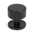 From The Anvil - Aged Bronze Judd Cabinet Knob - 32mm (Plain) | Sku. 50451 | Trade Door Handles.