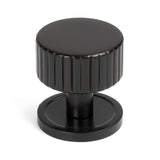 From The Anvil - Aged Bronze Judd Cabinet Knob - 32mm (Plain) | Sku. 50451 | Trade Door Handles.
