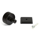 From The Anvil - Aged Bronze Judd Cabinet Knob - 32mm (Square) | Sku. 50453 | Trade Door Handles.