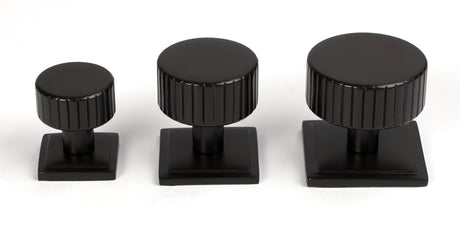 From The Anvil - Aged Bronze Judd Cabinet Knob - 32mm (Square) | Sku. 50453 | Trade Door Handles.