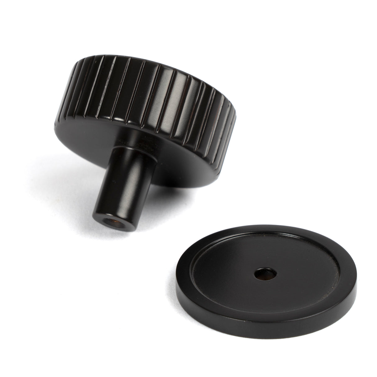 From The Anvil - Aged Bronze Judd Cabinet Knob - 38mm (Plain) | Sku. 50454 | Trade Door Handles.