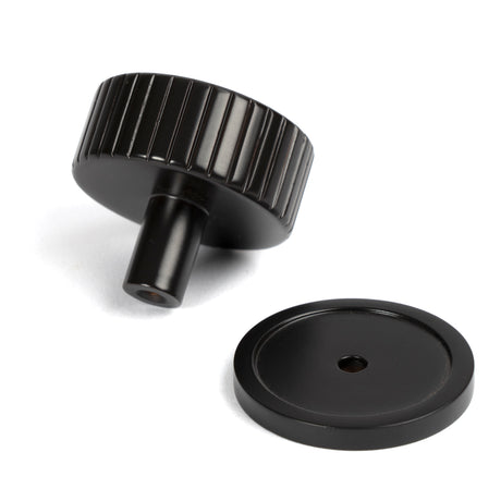 From The Anvil - Aged Bronze Judd Cabinet Knob - 38mm (Plain) | Sku. 50454 | Trade Door Handles.