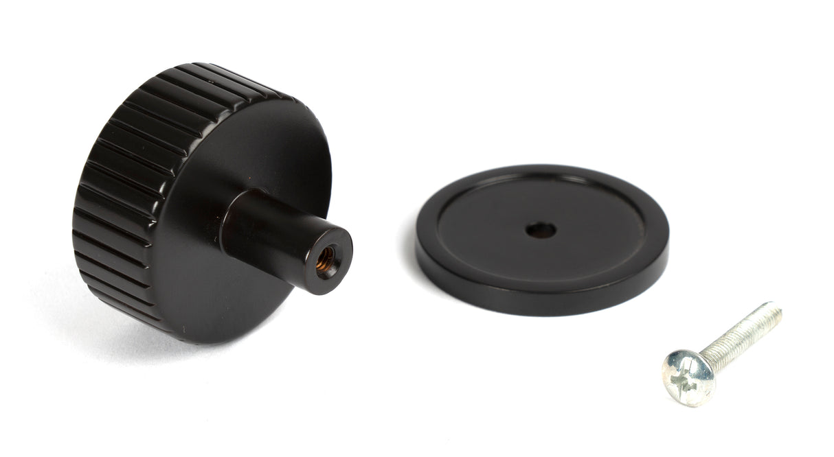 From The Anvil - Aged Bronze Judd Cabinet Knob - 38mm (Plain) | Sku. 50454 | Trade Door Handles.