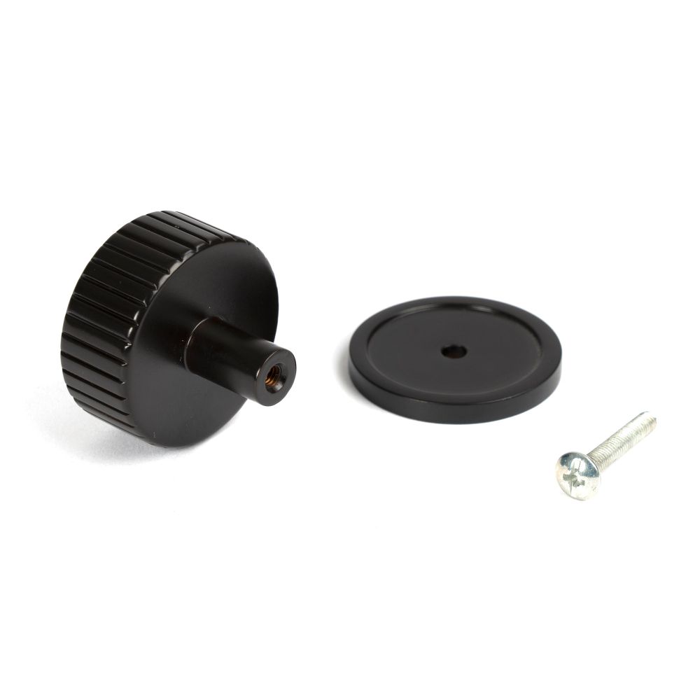 From The Anvil - Aged Bronze Judd Cabinet Knob - 38mm (Plain) | Sku. 50454 | Trade Door Handles.