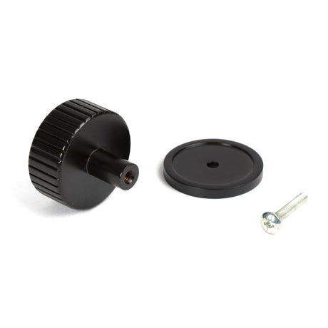 From The Anvil - Aged Bronze Judd Cabinet Knob - 38mm (Plain) | Sku. 50454 | Trade Door Handles.