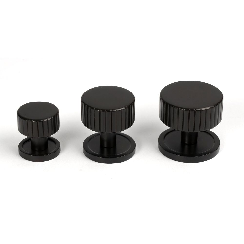 From The Anvil - Aged Bronze Judd Cabinet Knob - 38mm (Plain) | Sku. 50454 | Trade Door Handles.