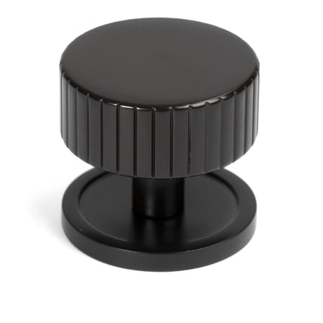 From The Anvil - Aged Bronze Judd Cabinet Knob - 38mm (Plain) | Sku. 50454 | Trade Door Handles.