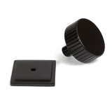 From The Anvil - Aged Bronze Judd Cabinet Knob - 38mm (Square) | Sku. 50456 | Trade Door Handles.