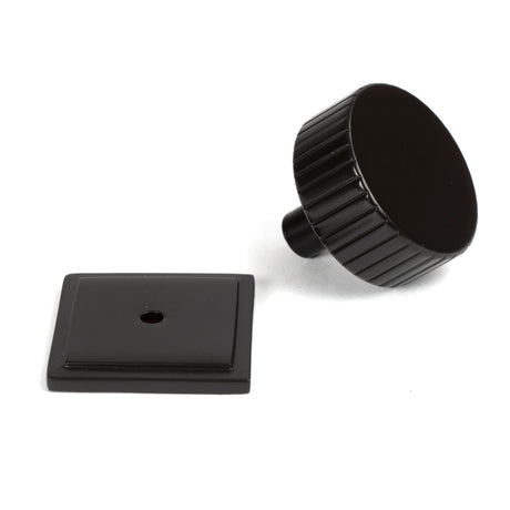 From The Anvil - Aged Bronze Judd Cabinet Knob - 38mm (Square) | Sku. 50456 | Trade Door Handles.
