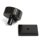 From The Anvil - Aged Bronze Judd Cabinet Knob - 38mm (Square) | Sku. 50456 | Trade Door Handles.