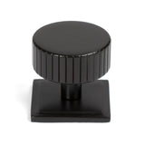 From The Anvil - Aged Bronze Judd Cabinet Knob - 38mm (Square) | Sku. 50456 | Trade Door Handles.