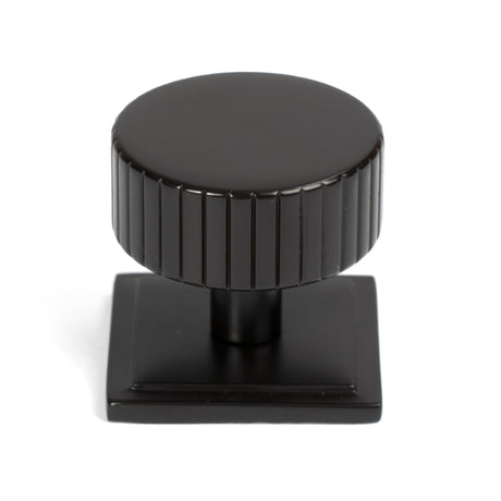From The Anvil - Aged Bronze Judd Cabinet Knob - 38mm (Square) | Sku. 50456 | Trade Door Handles.