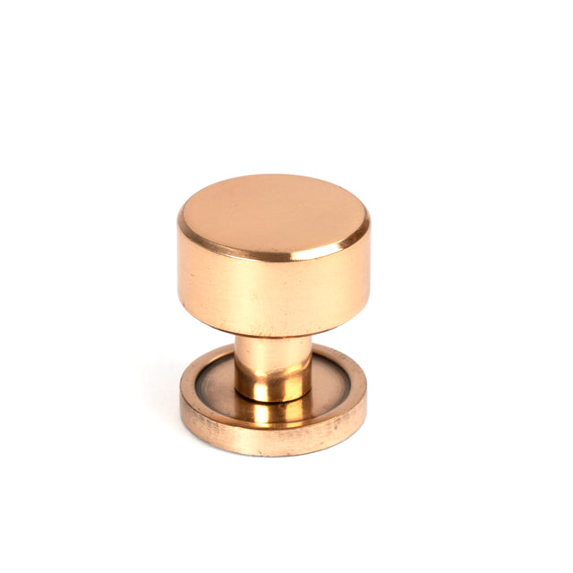 From The Anvil - Polished Bronze Kelso Cabinet Knob - 25mm (Plain) | Sku. 50460 | Trade Door Handles.
