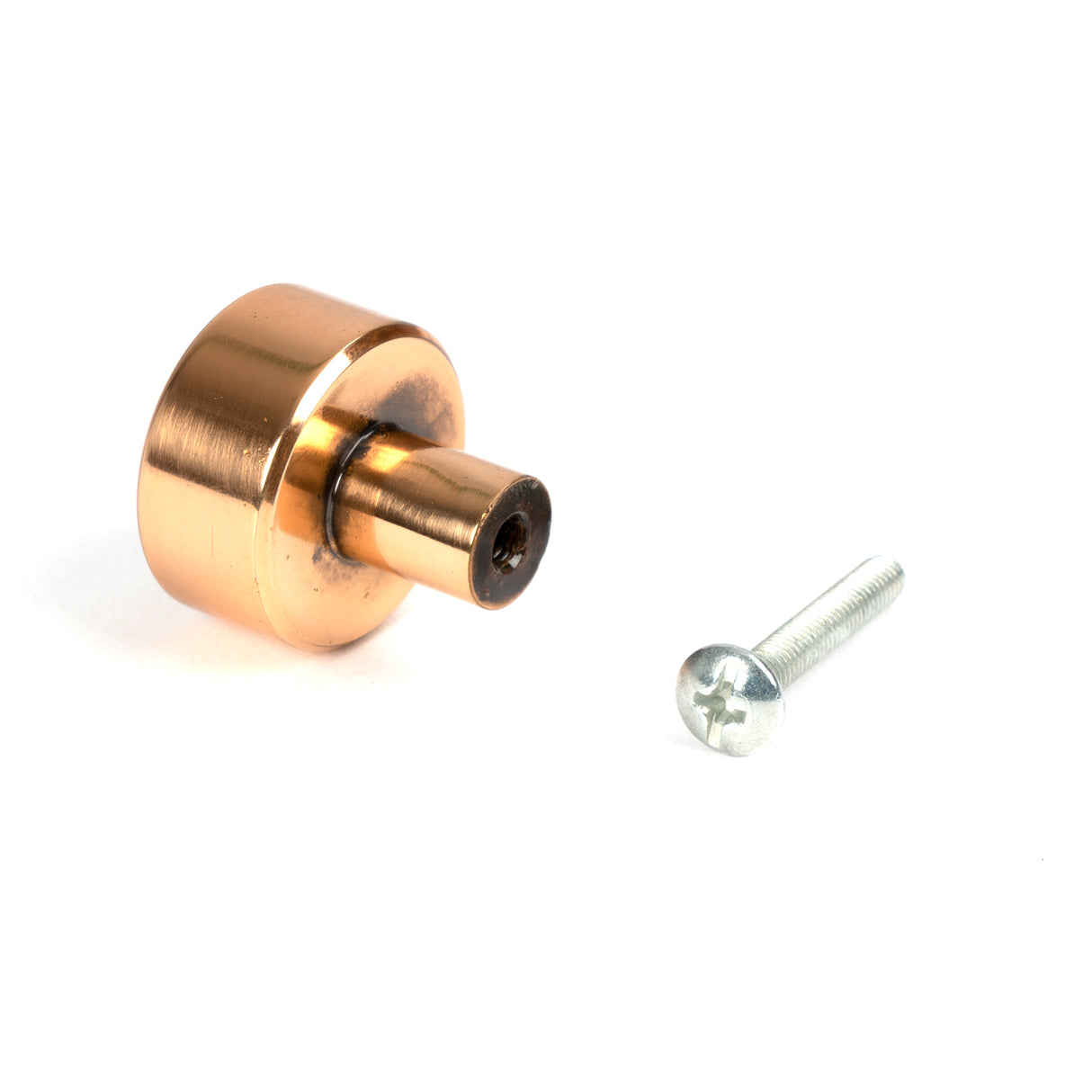 From The Anvil - Polished Bronze Kelso Cabinet Knob - 25mm (No rose) | Sku. 50461 | Trade Door Handles.