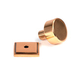 From The Anvil - Polished Bronze Kelso Cabinet Knob - 25mm (Square) | Sku. 50462 | Trade Door Handles.