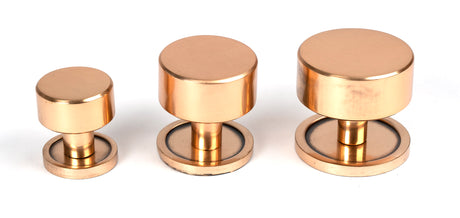 From The Anvil - Polished Bronze Kelso Cabinet Knob - 32mm (Plain) | Sku. 50463 | Trade Door Handles.