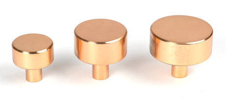 From The Anvil - Polished Bronze Kelso Cabinet Knob - 32mm (No rose) | Sku. 50464 | Trade Door Handles.