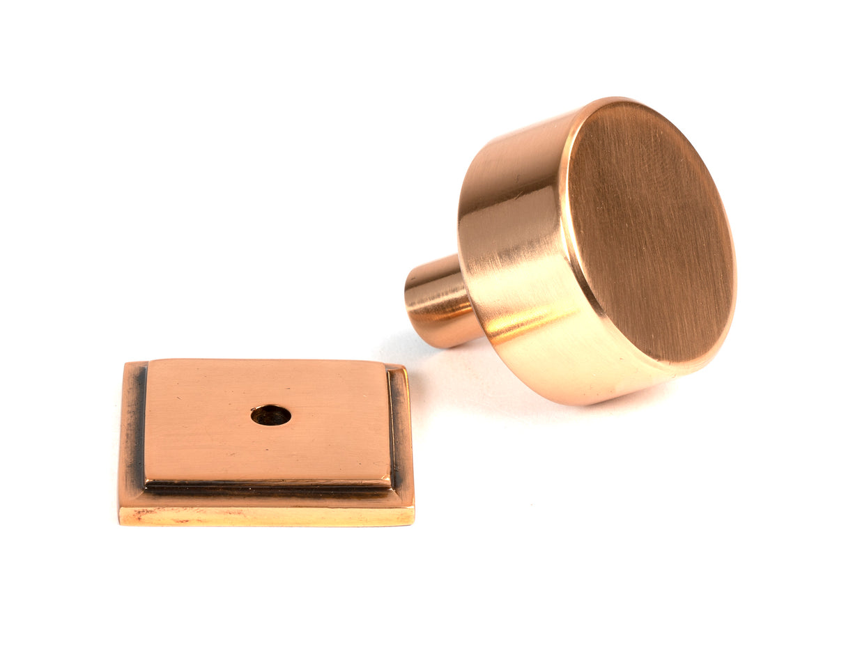 From The Anvil - Polished Bronze Kelso Cabinet Knob - 32mm (Square) | Sku. 50465 | Trade Door Handles.