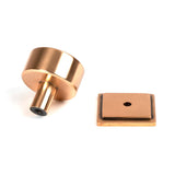 From The Anvil - Polished Bronze Kelso Cabinet Knob - 32mm (Square) | Sku. 50465 | Trade Door Handles.