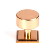 From The Anvil - Polished Bronze Kelso Cabinet Knob - 32mm (Square) | Sku. 50465 | Trade Door Handles.
